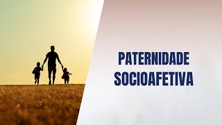 Paternidade socioafetiva [upl. by Assirt]