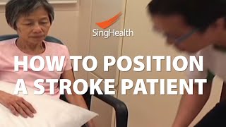 How To Position A Stroke Patient [upl. by Eenehs418]