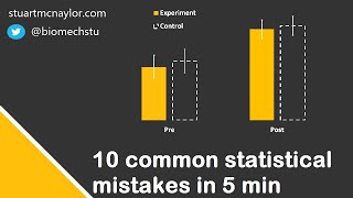 Ten Statistical Mistakes in 5 Min [upl. by Plank]