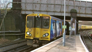 Half an Hour at 216  Birkenhead North Station 1022017  Class 507 508 terminus [upl. by Seuqirdor]