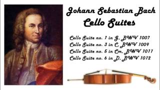 Johann Sebastian Bach  Cello suites in 432 Hz great for reading or studying [upl. by Yebba]