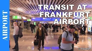 TRANSIT WALK AT FRANKFURT Airport FRA Terminal 1  Connection Flight Transfer Arriving amp Departing [upl. by Noryk486]