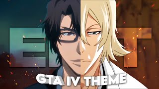 Aizen x Urahara  GTA IV Theme Edit [upl. by Ogait]